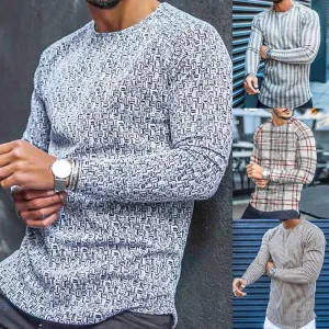 Men's Stripe Plaid Streetwear
