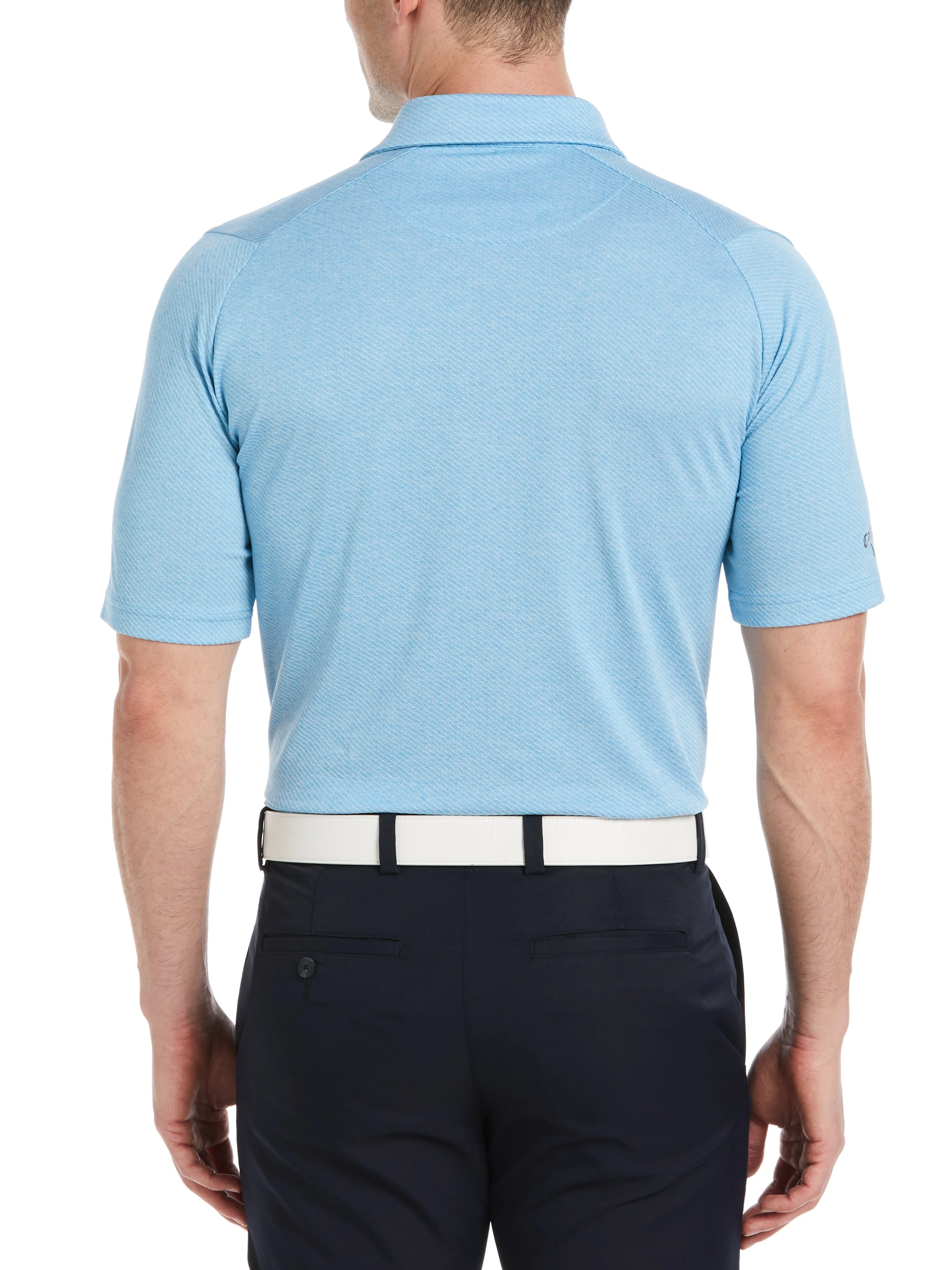 Mens Swing Tech™ Ventilated Heather Jacquard Polo