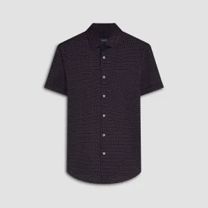 Miles Abstract Print OoohCotton Short Sleeve Shirt
