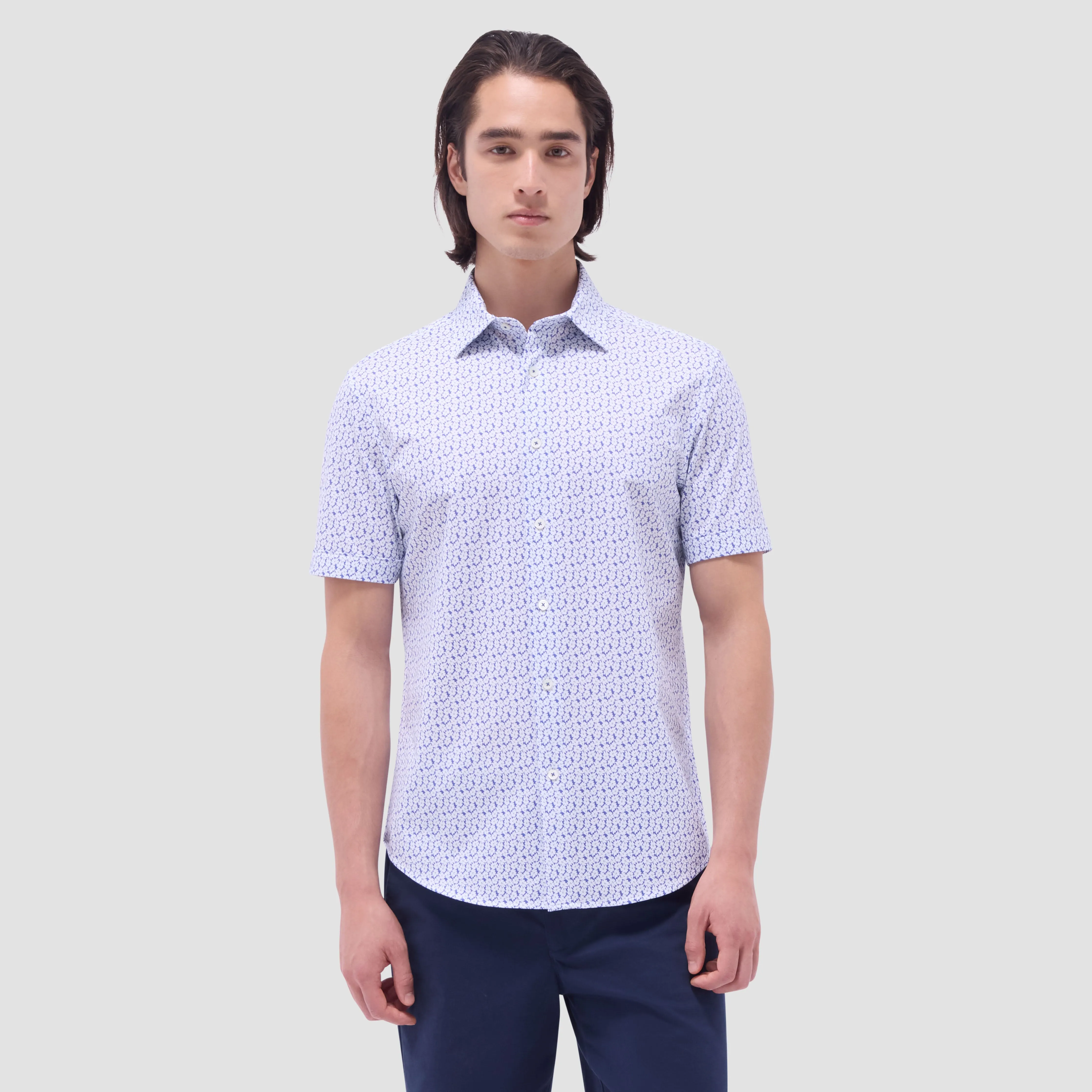 Miles Floral OoohCotton Short-Sleeve Shirt
