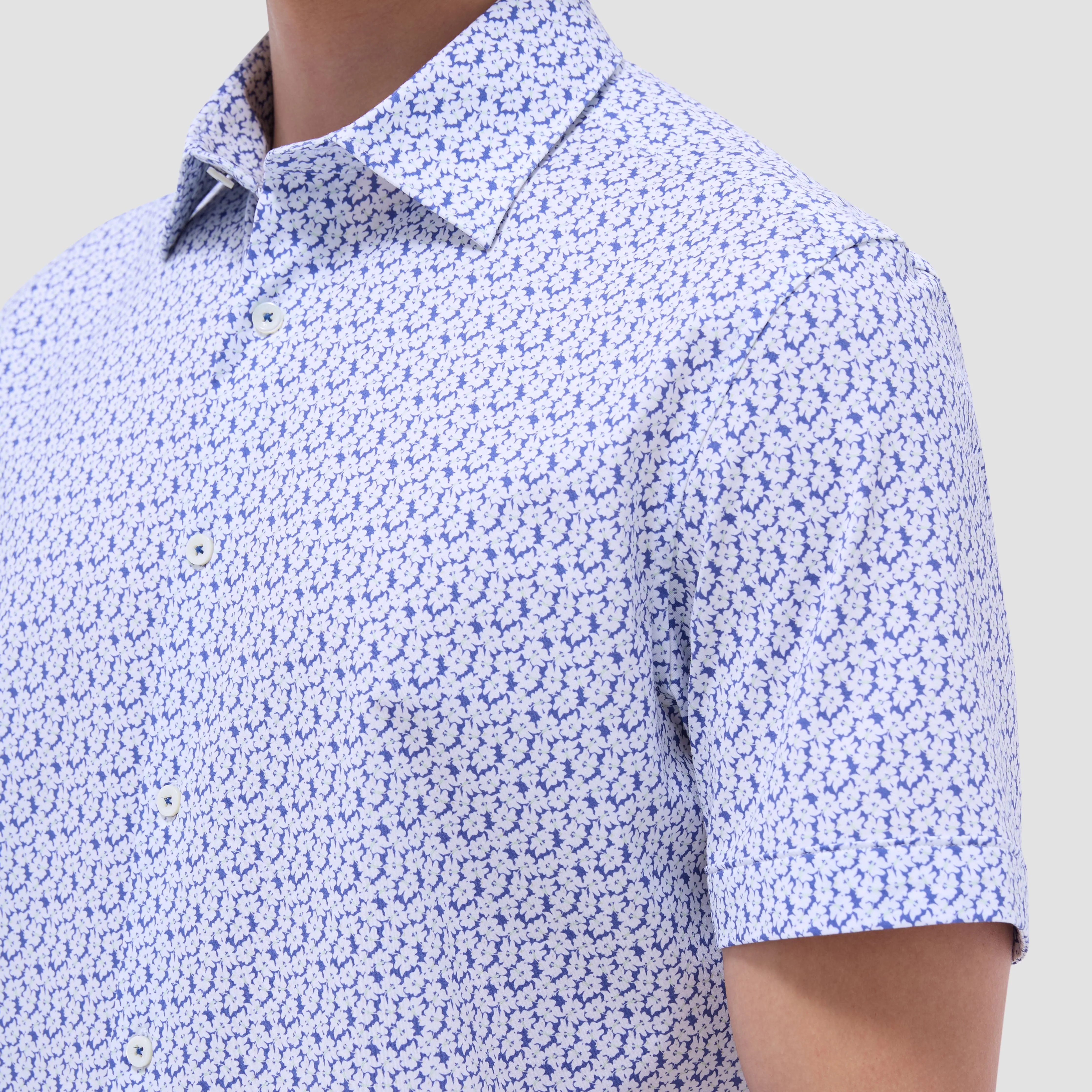 Miles Floral OoohCotton Short-Sleeve Shirt