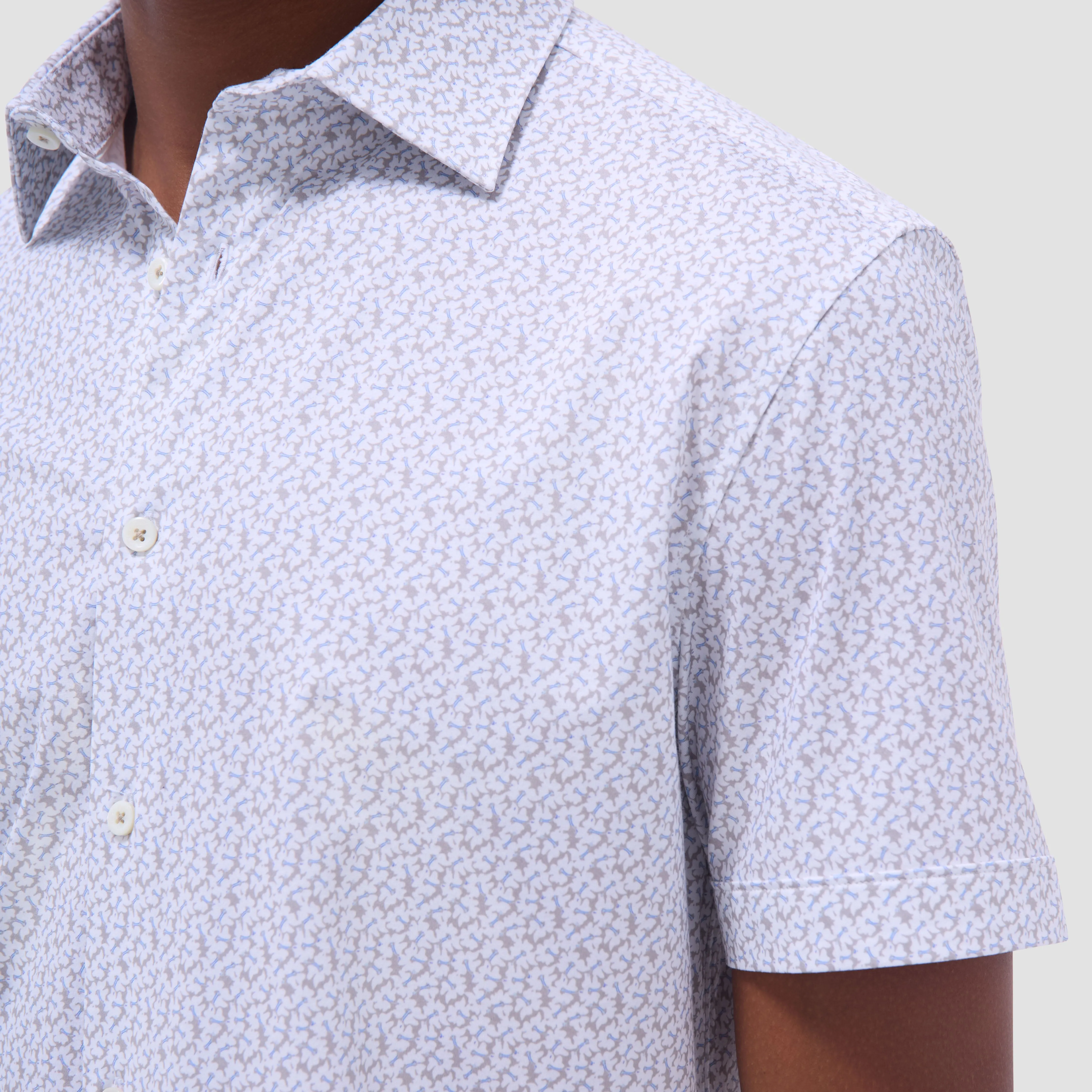 Miles Floral OoohCotton Short-Sleeve Shirt