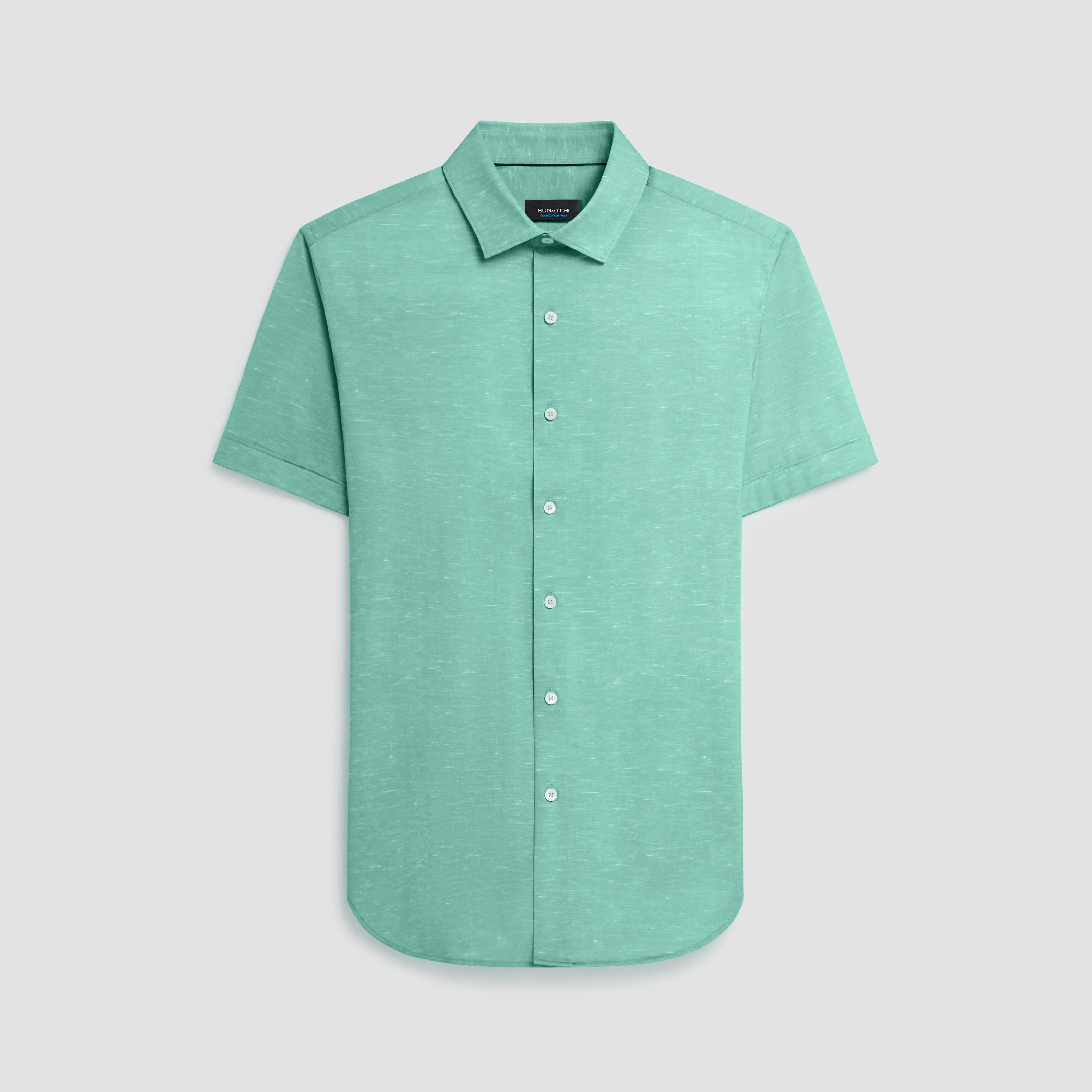 Miles Heather Print OoohCotton Short Sleeve Shirt