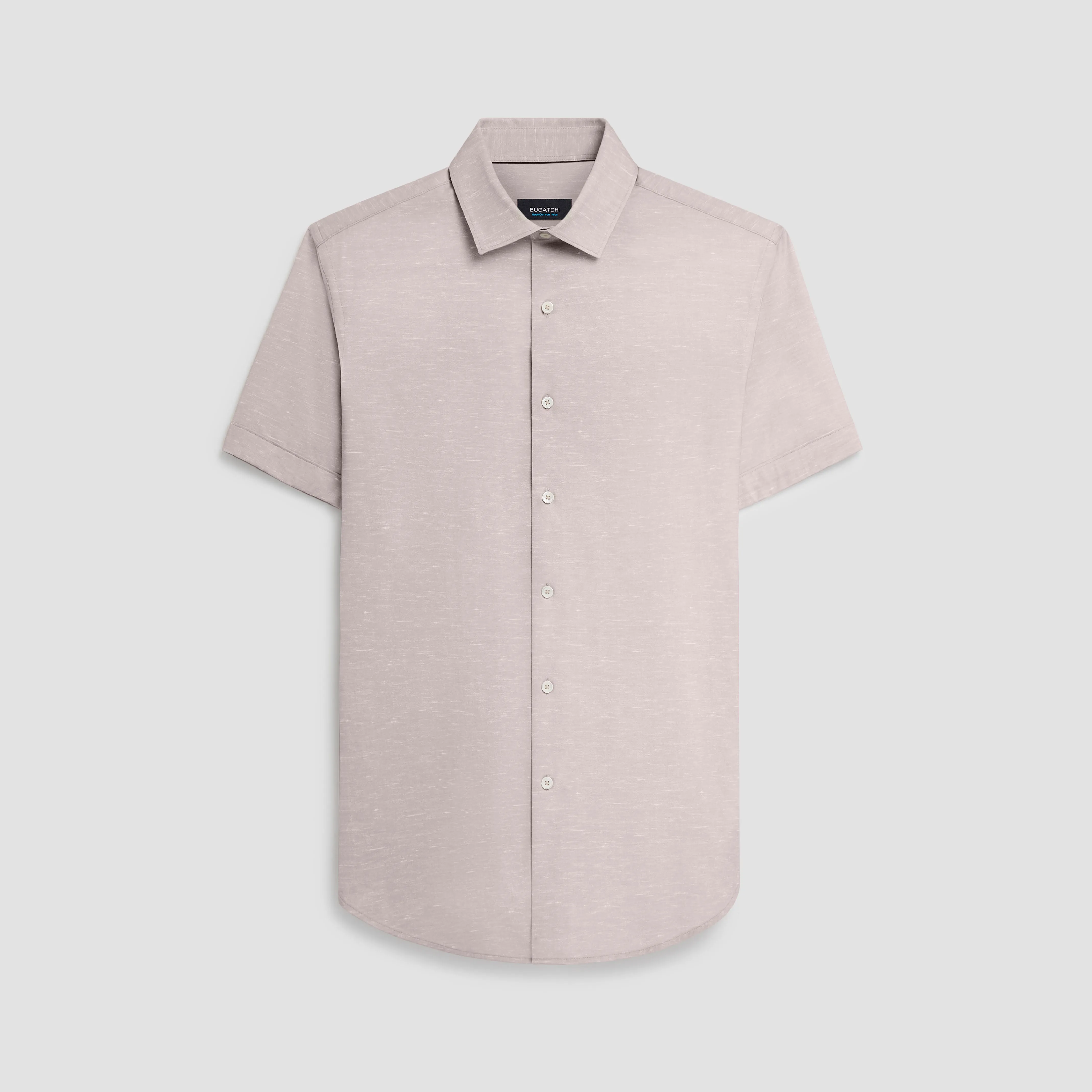 Miles Heather Print OoohCotton Short Sleeve Shirt