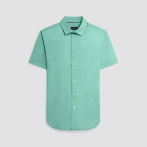 Miles Heather Print OoohCotton Short Sleeve Shirt