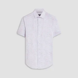 Miles Marled Print OoohCotton Short Sleeve Shirt