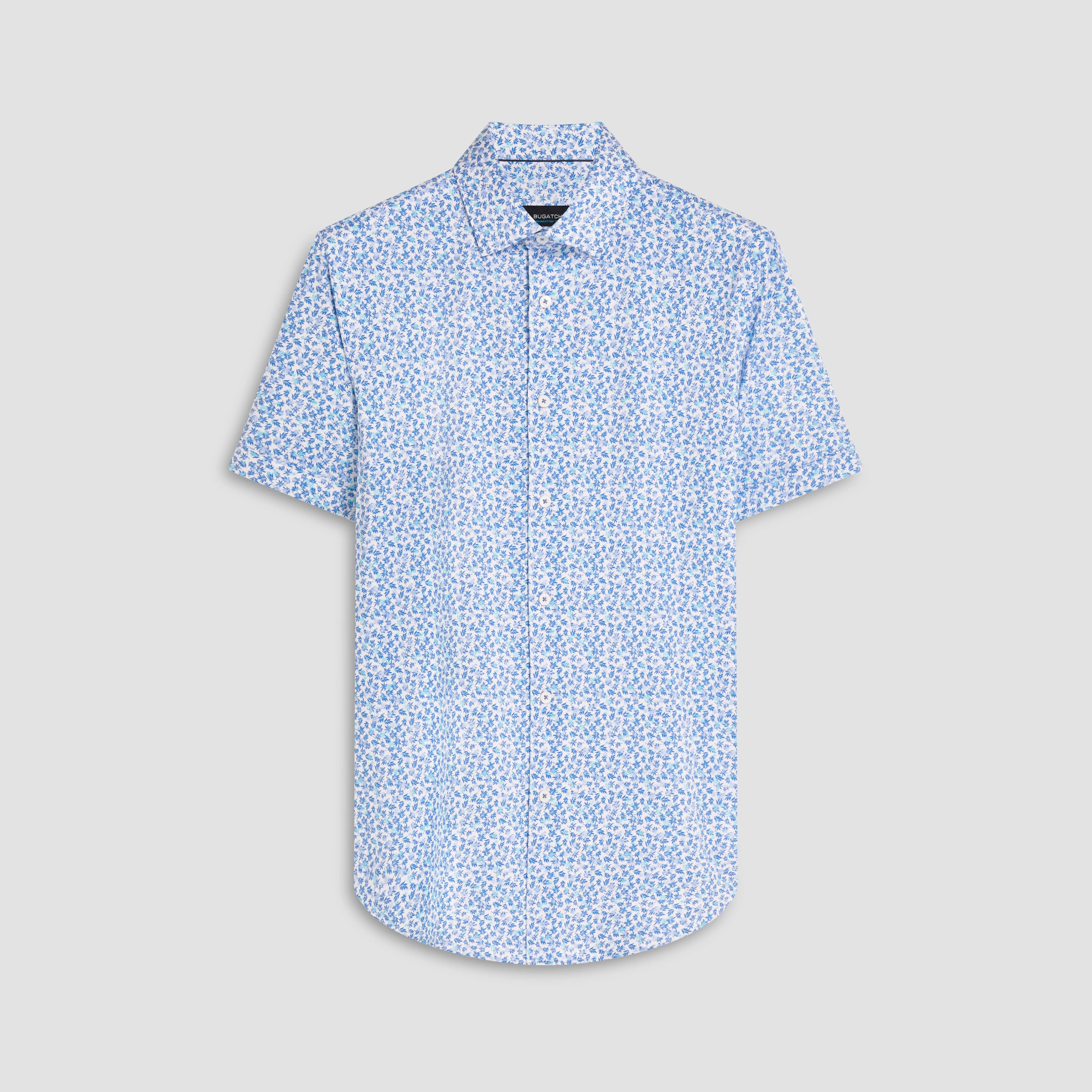 Miles Sprigs Print OoohCotton Short Sleeve Shirt