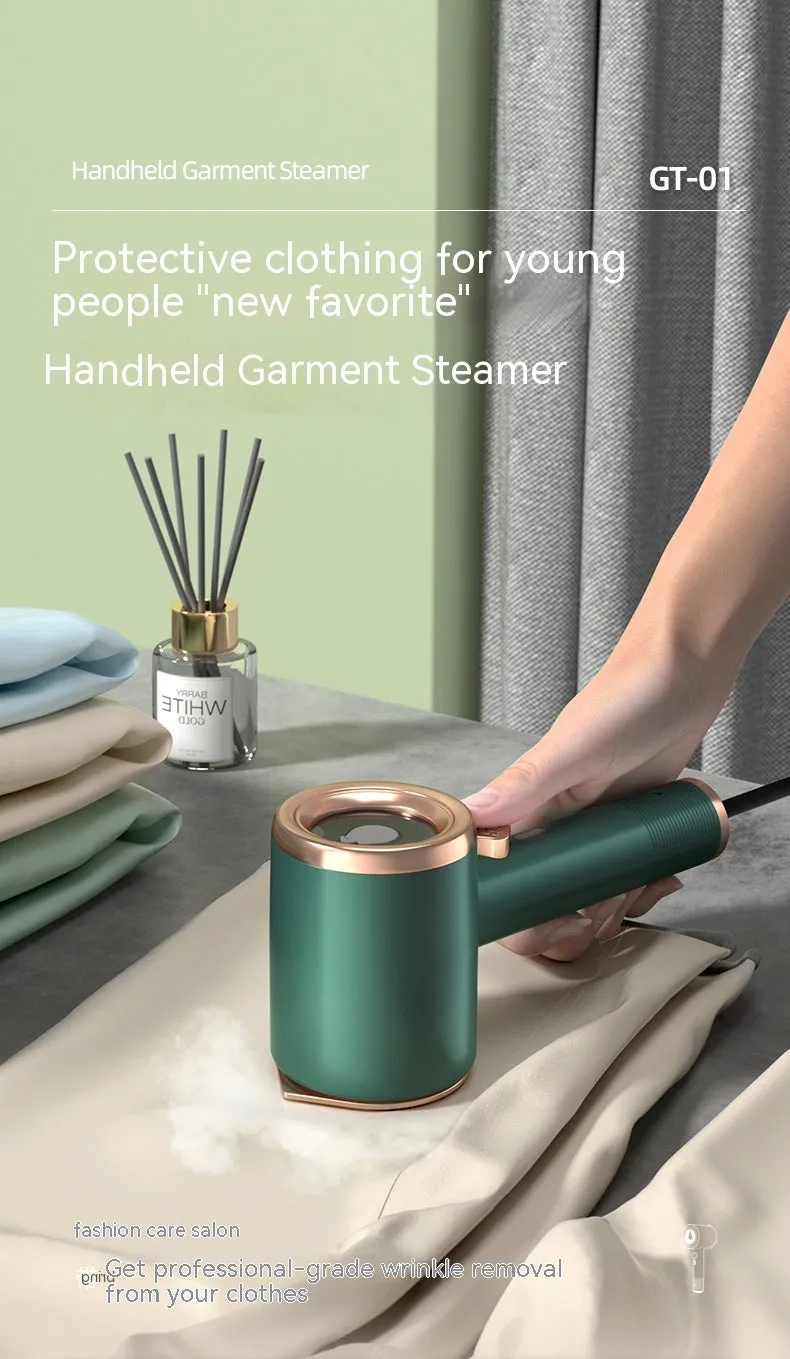 Mini Portable Handheld Garment Steamer, Fabric Steam Iron for Clothes, Travel Home Appliances, Vertical Ironing Machine