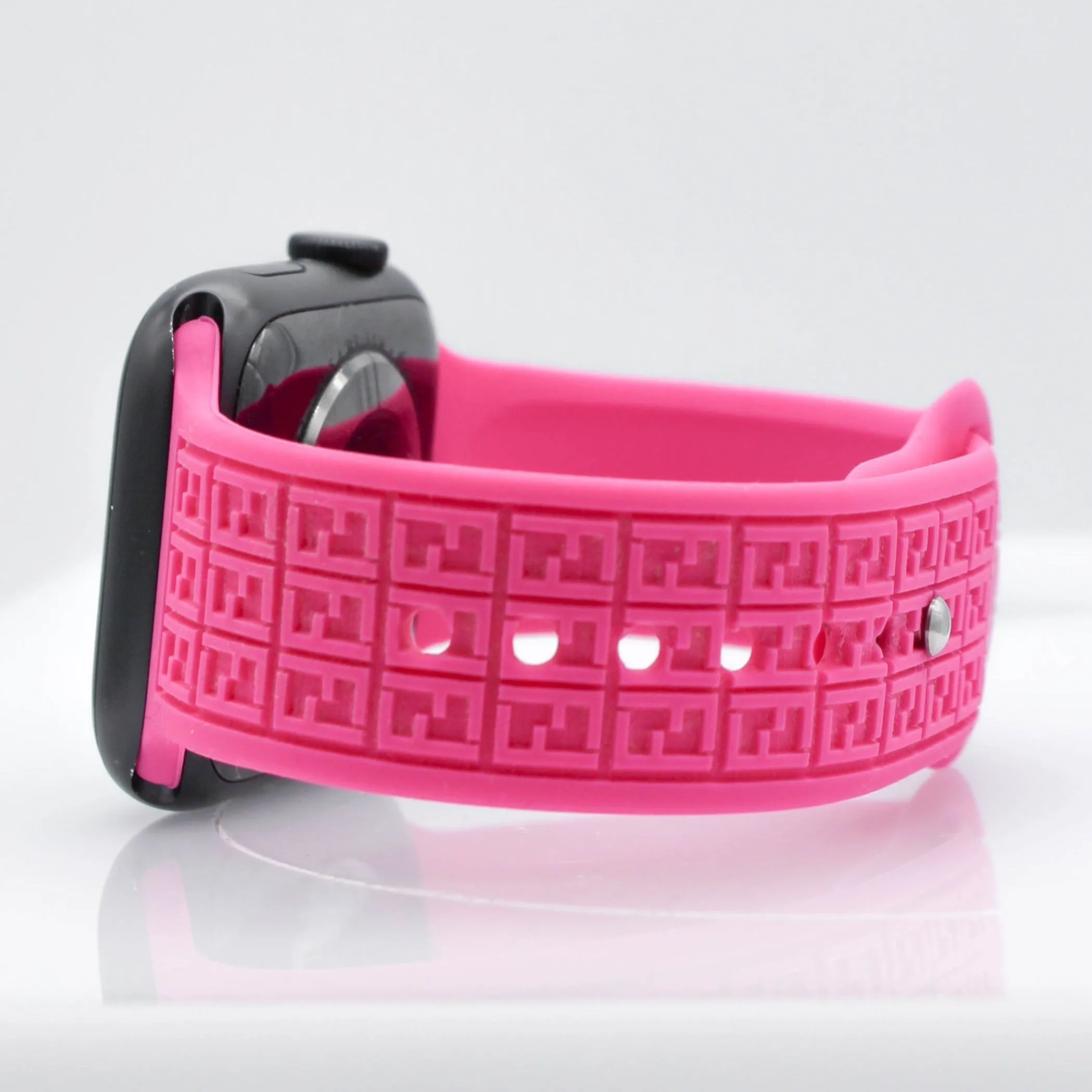 Mirrored F Engraved Band