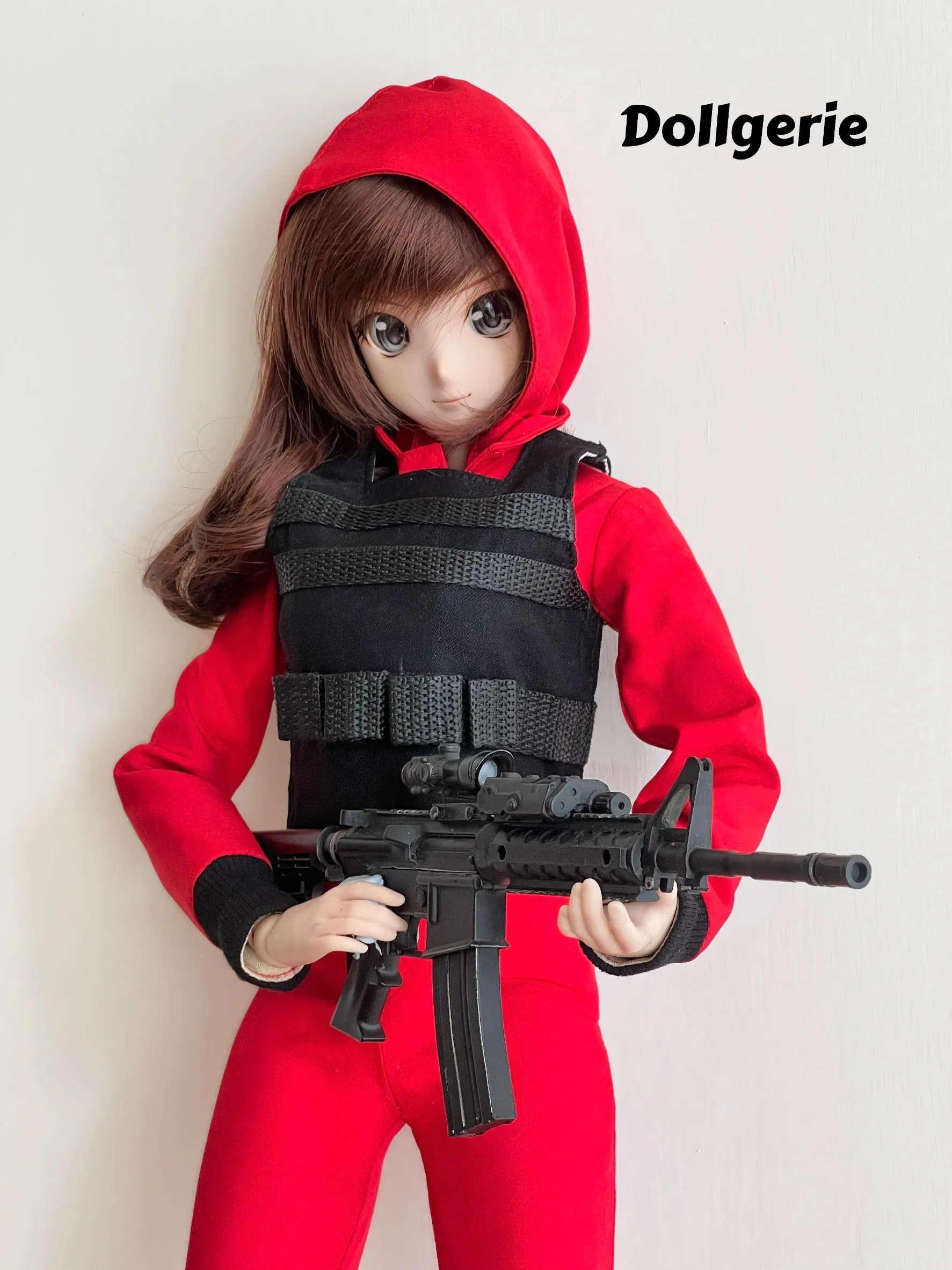Money Heist Inspired Red Jumpsuit for SmartDoll