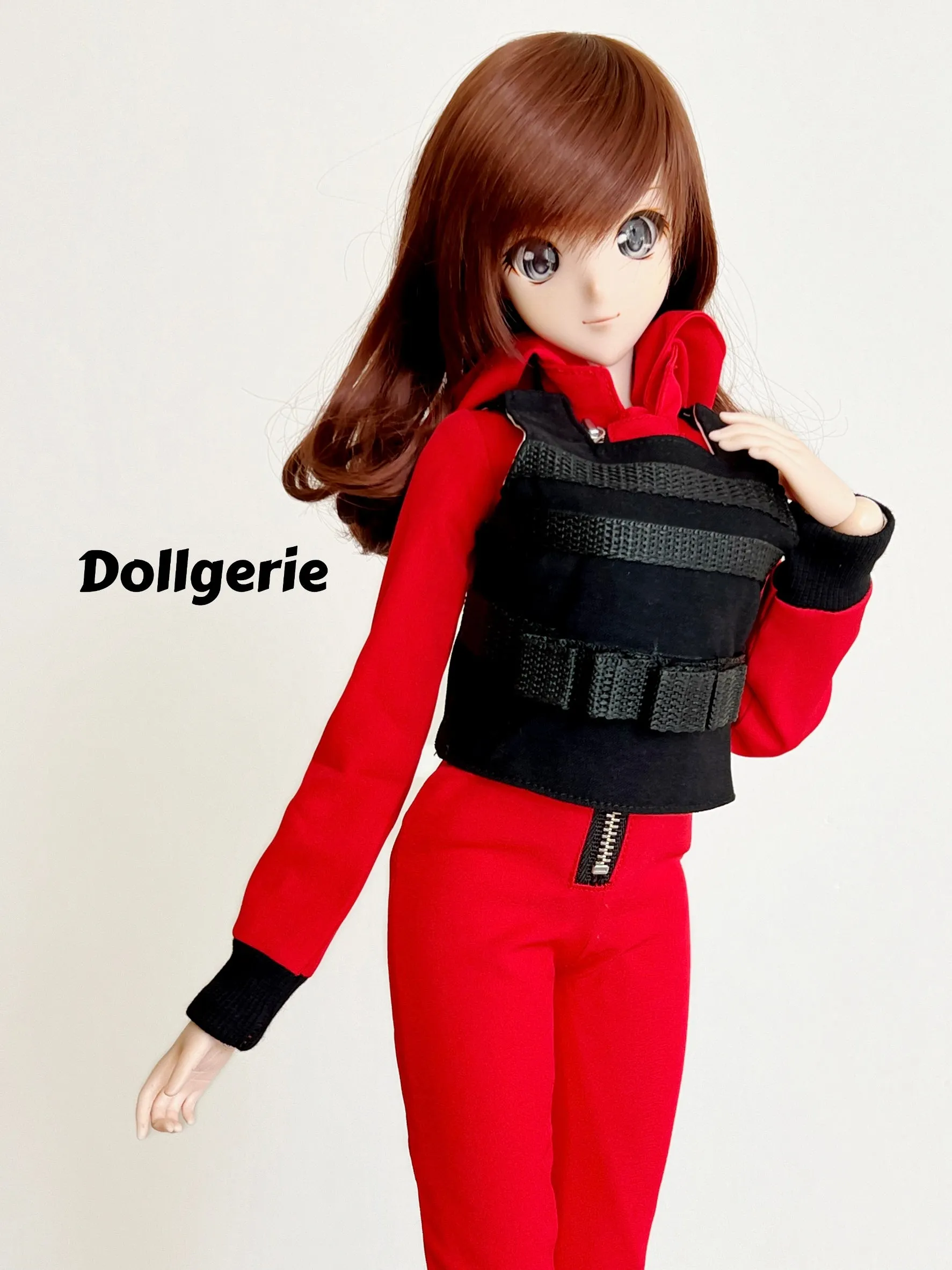 Money Heist Inspired Red Jumpsuit for SmartDoll