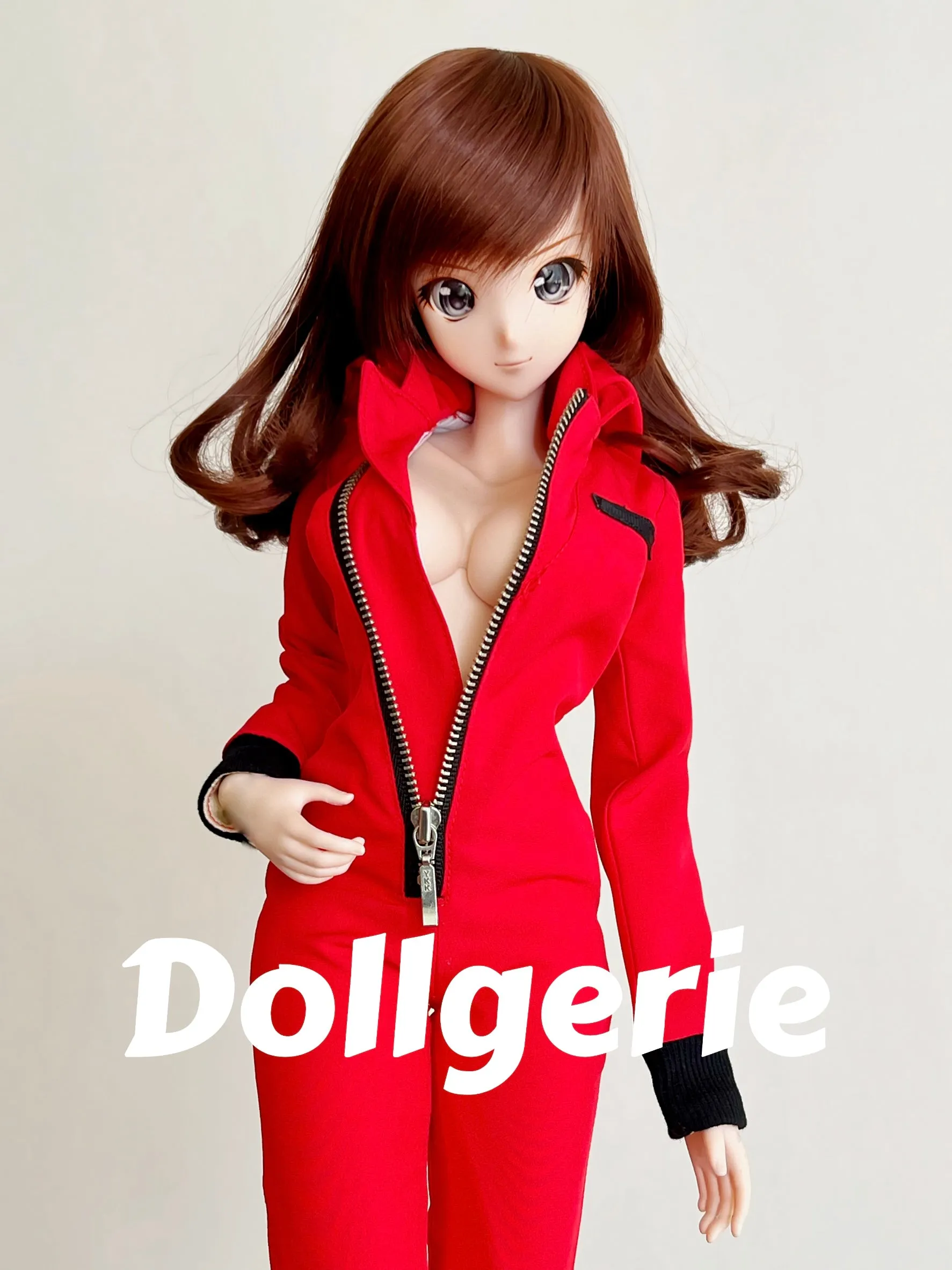 Money Heist Inspired Red Jumpsuit for SmartDoll