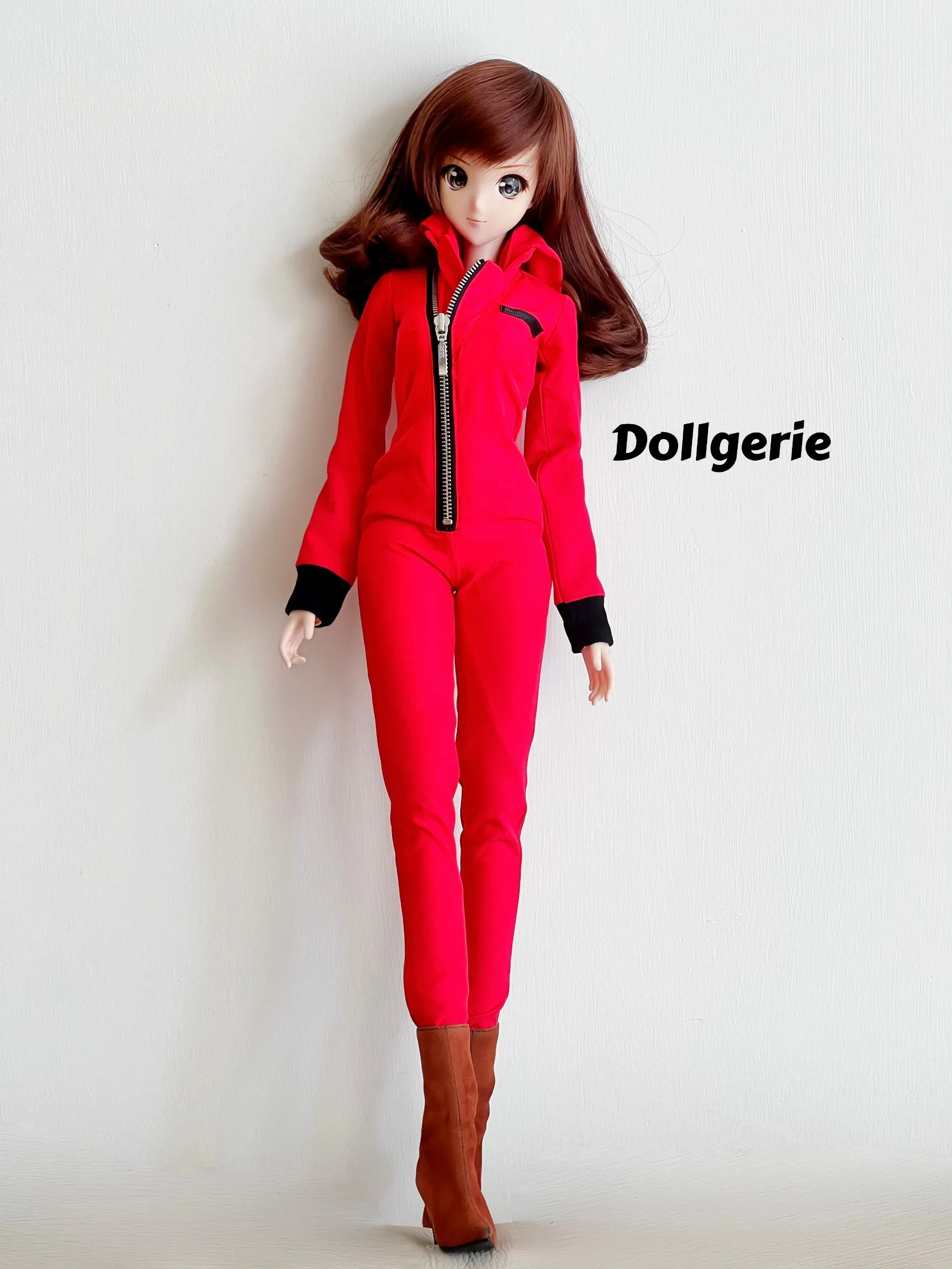 Money Heist Inspired Red Jumpsuit for SmartDoll