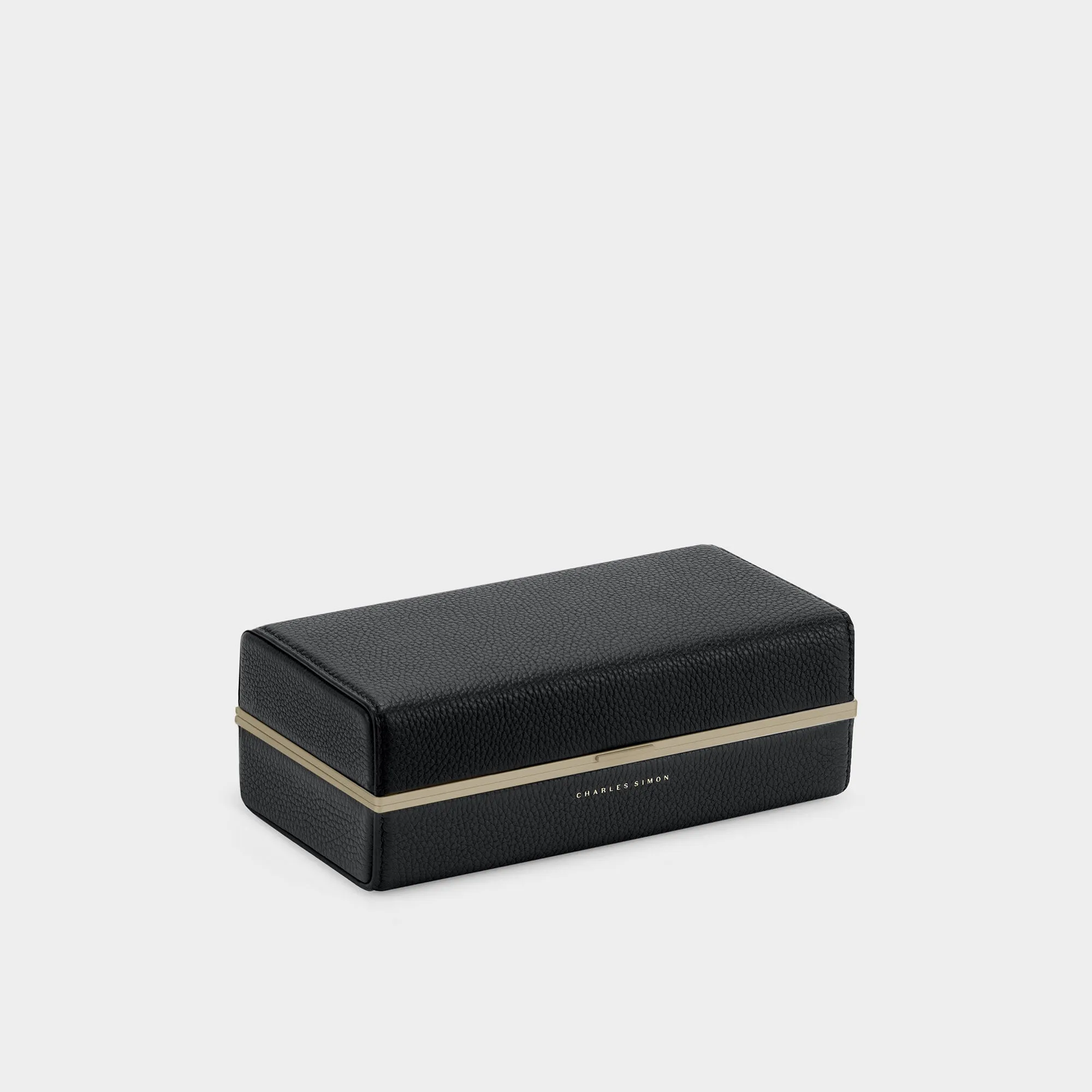MORAINE TOILETRY BAG - BLACK / CHAMPAGNE
