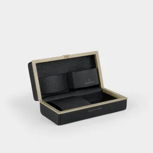 MORAINE TOILETRY BAG - BLACK / CHAMPAGNE