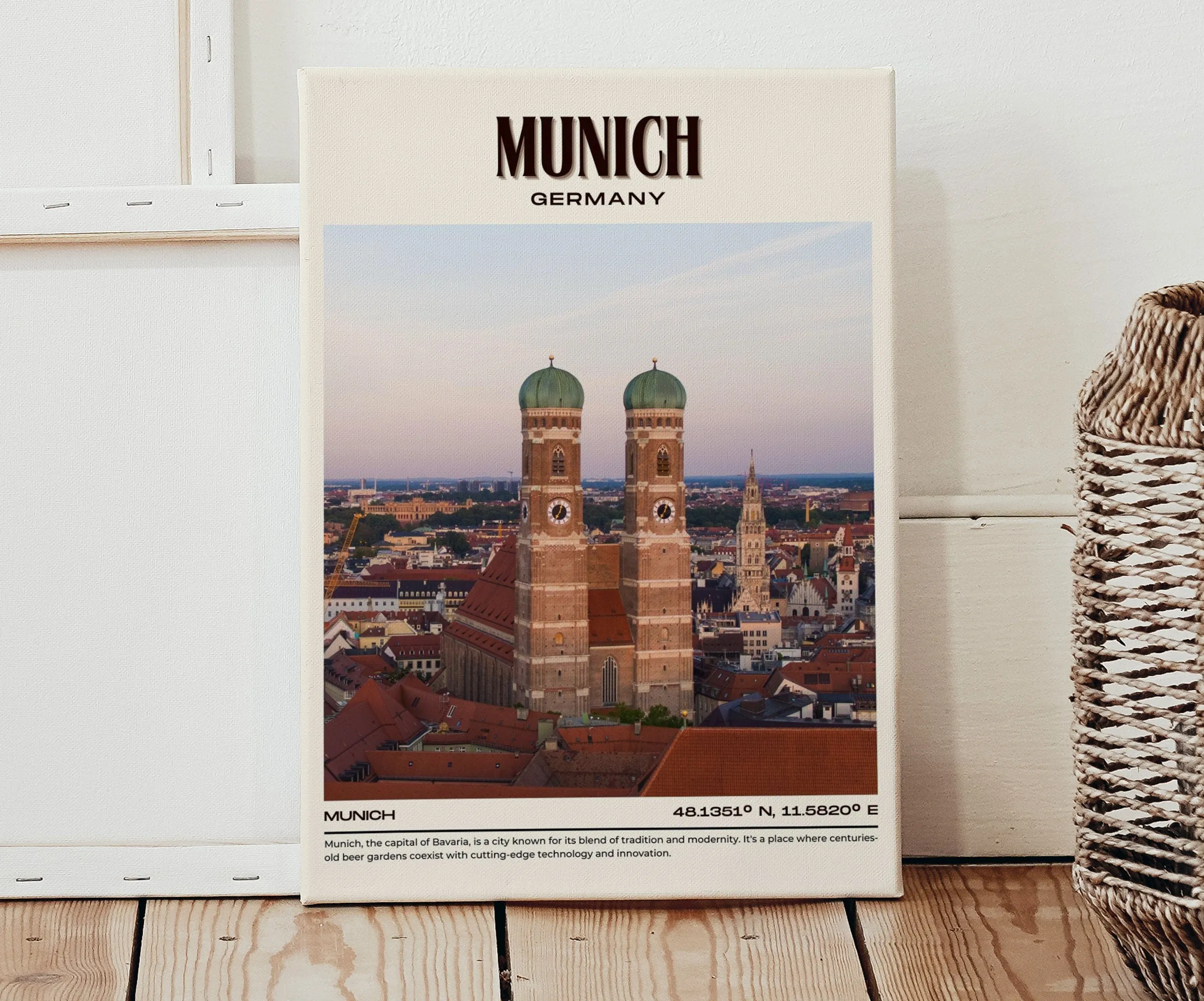Munich Vintage Wall Art, Germany