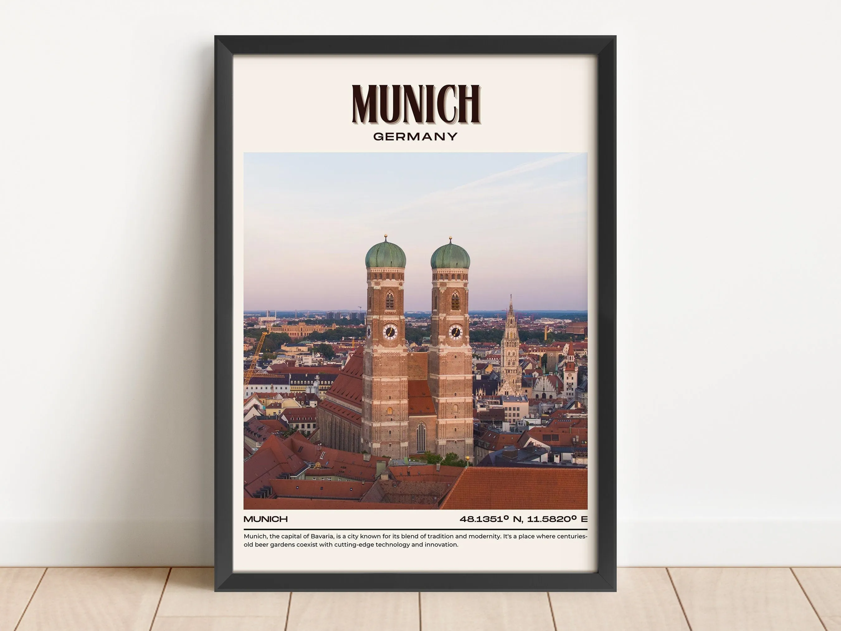 Munich Vintage Wall Art, Germany