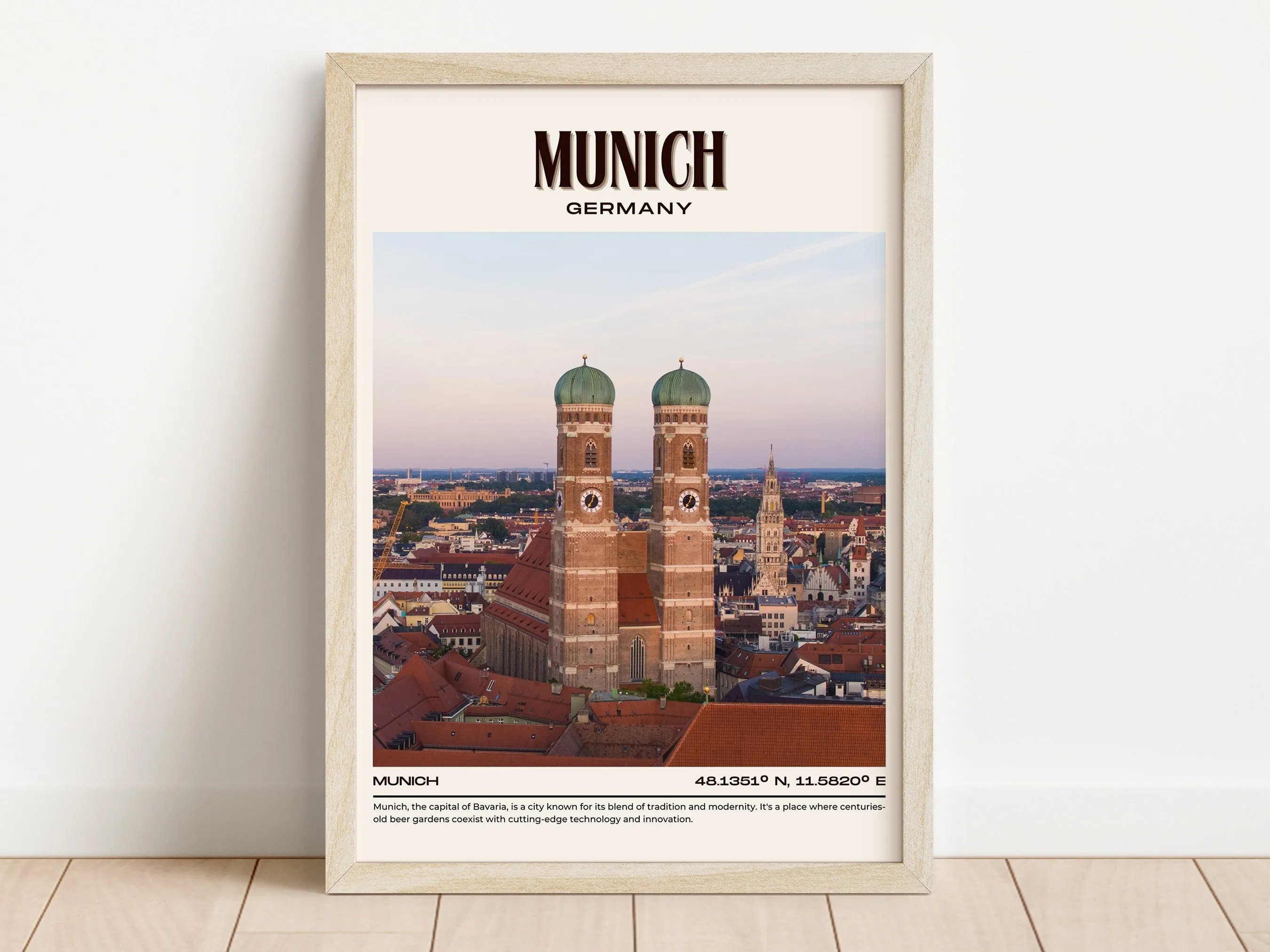 Munich Vintage Wall Art, Germany