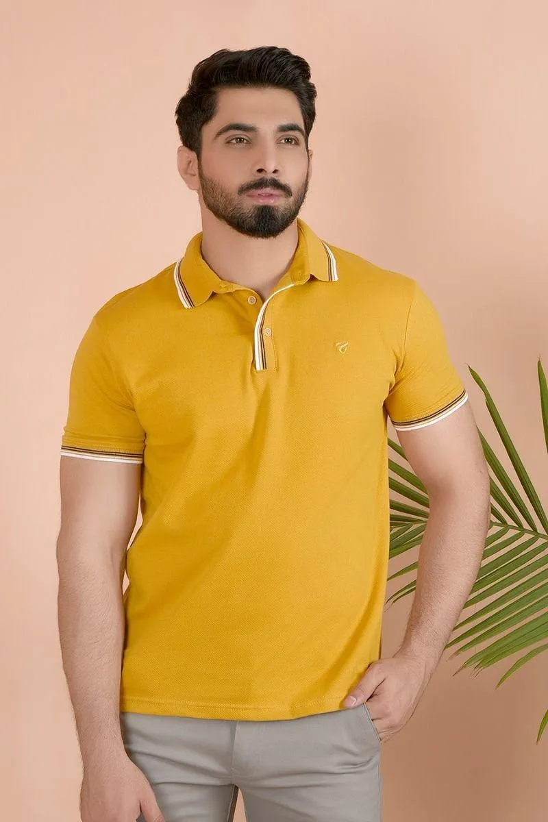 MUSTARD POLO SHIRT