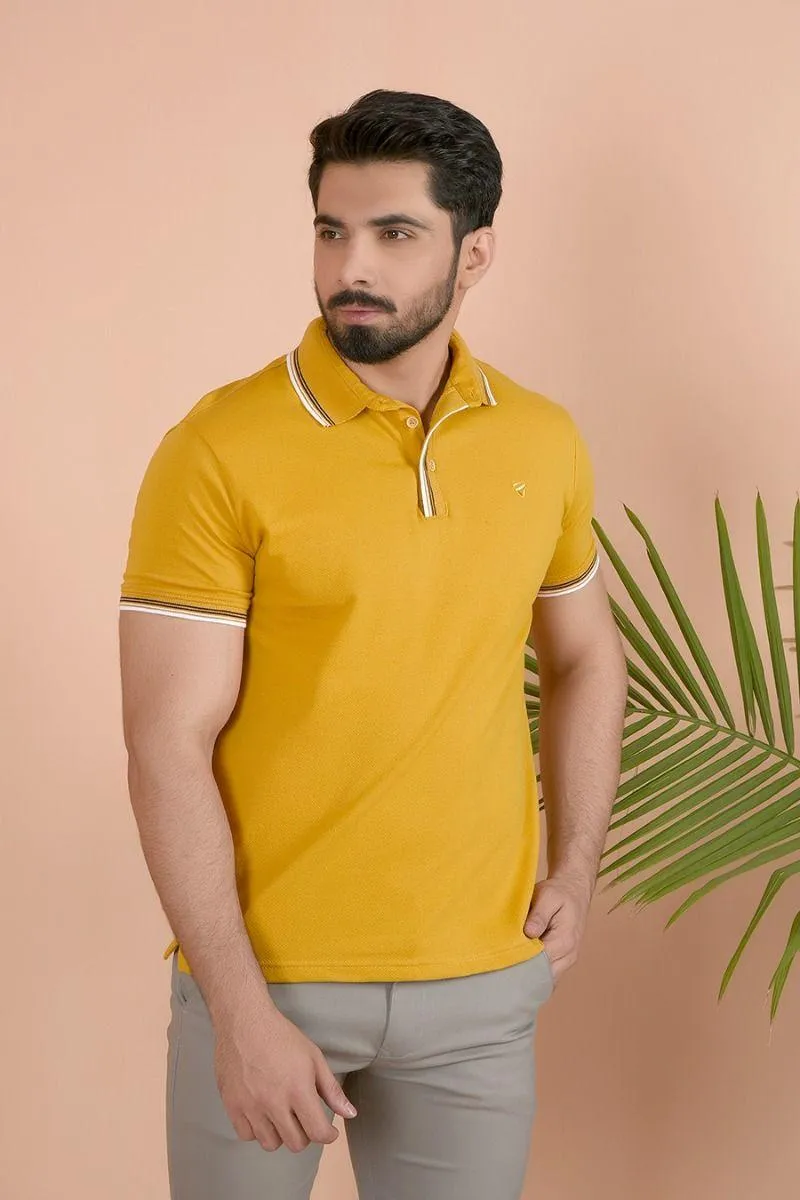 MUSTARD POLO SHIRT