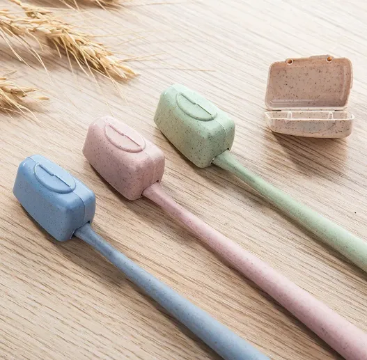 NEW 4Pcs Portable Tooth Brush Cover Toothbrush Cap Travel Hiking Camping Brush Cap Toothbrush Head Holder Box Bathroom Accessories