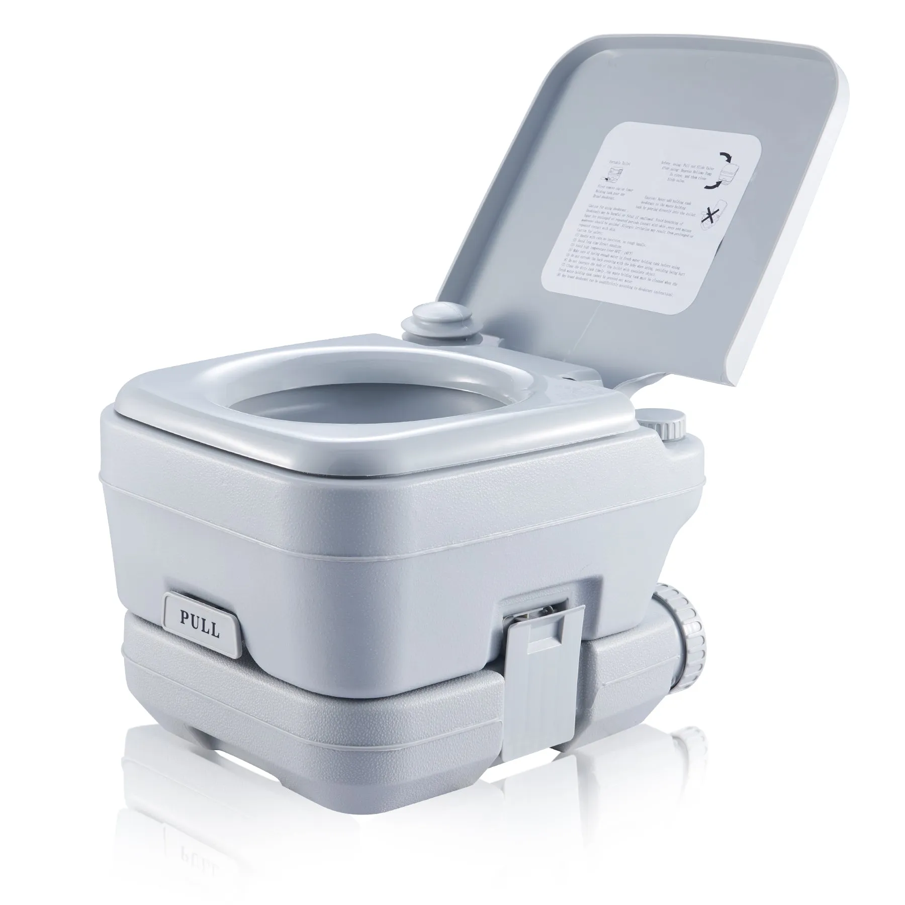 New in box! Bestco Lightweight Portable Toilet Travel Potty for Camping Hunting More, Bellows Pump! Retails $199 