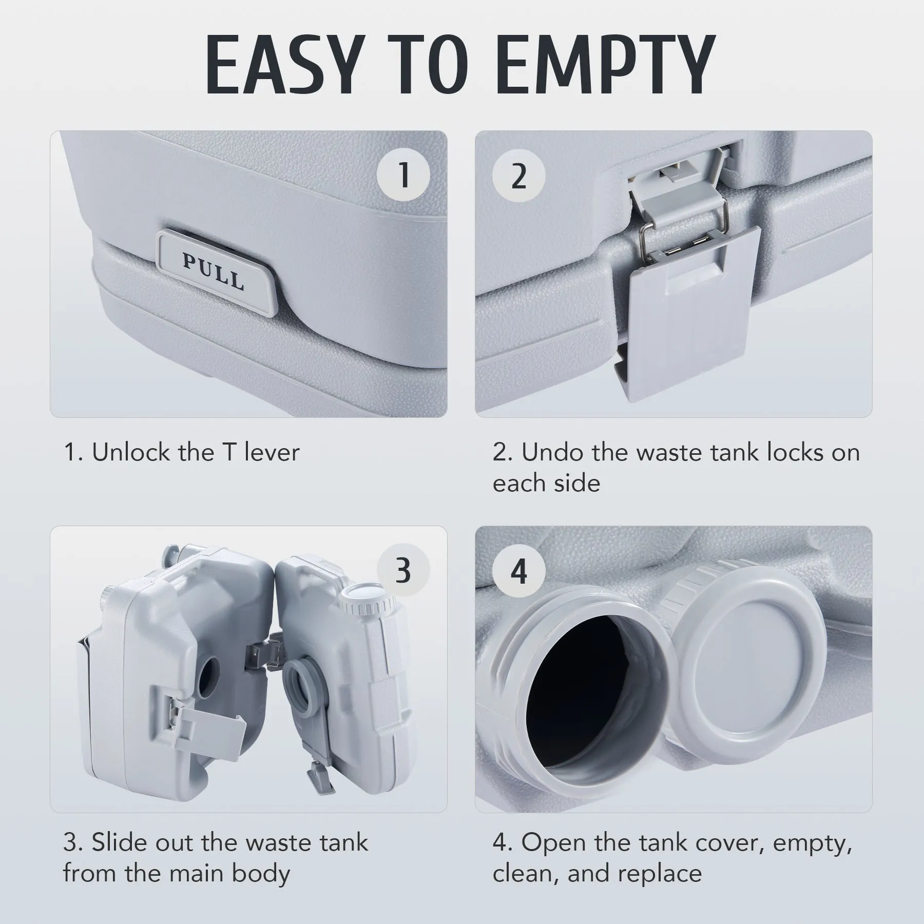 New in box! Bestco Lightweight Portable Toilet Travel Potty for Camping Hunting More, Bellows Pump! Retails $199 