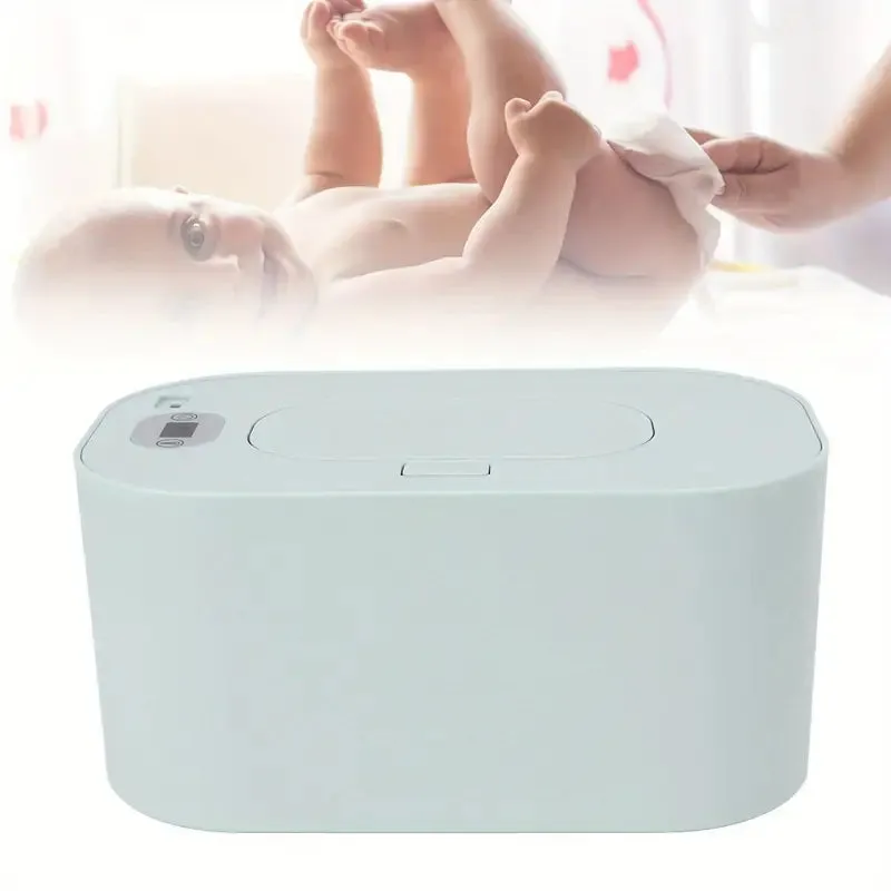 NEW Retails $90  USB Wipe Warmer, Wet Wipes Dispenser, Portable Wipe Warmer For Travel Home Car, Large Capacity Mini Wet Wipe Dispenser Sage Green