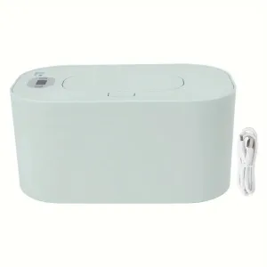 NEW Retails $90  USB Wipe Warmer, Wet Wipes Dispenser, Portable Wipe Warmer For Travel Home Car, Large Capacity Mini Wet Wipe Dispenser Sage Green