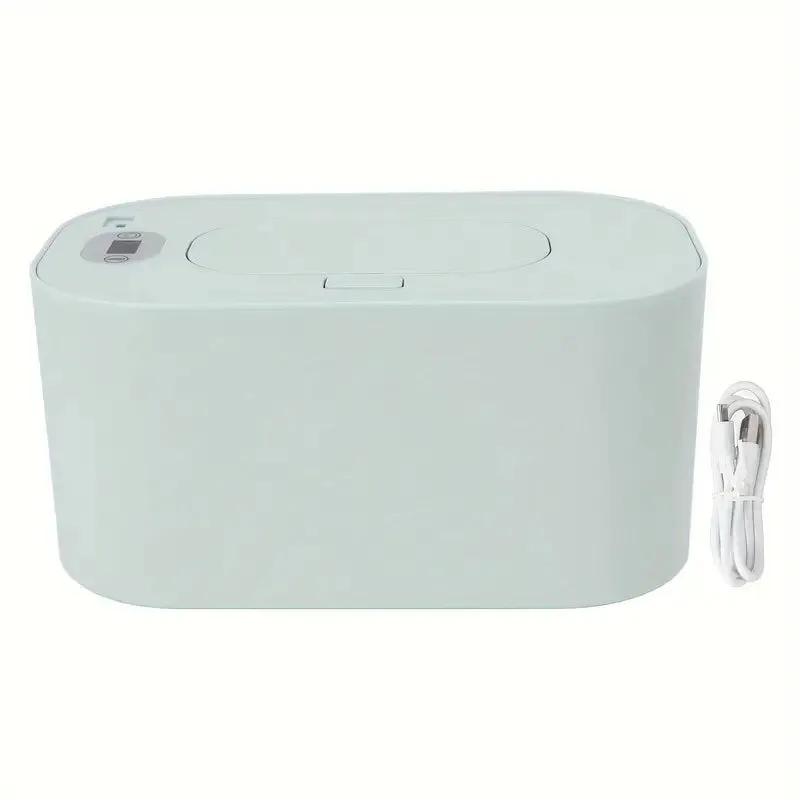 NEW Retails $90  USB Wipe Warmer, Wet Wipes Dispenser, Portable Wipe Warmer For Travel Home Car, Large Capacity Mini Wet Wipe Dispenser Sage Green
