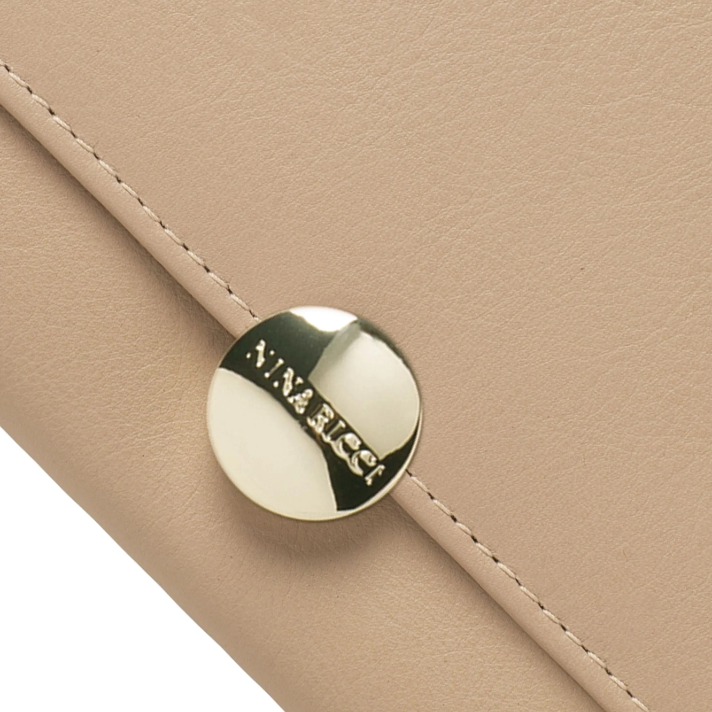 Nina Ricci RLH928X-iPhone pouch Medaillon Taupe