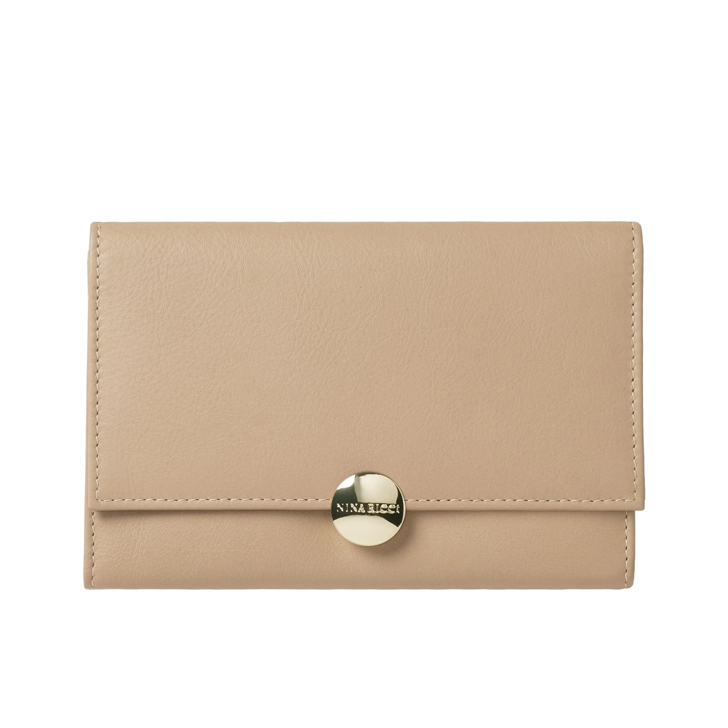 Nina Ricci RLH928X-iPhone pouch Medaillon Taupe