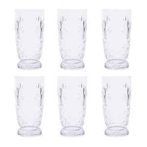Nuglass 24Oz Tritan Pineapple Tumbler 6-Pack, BPA Free
