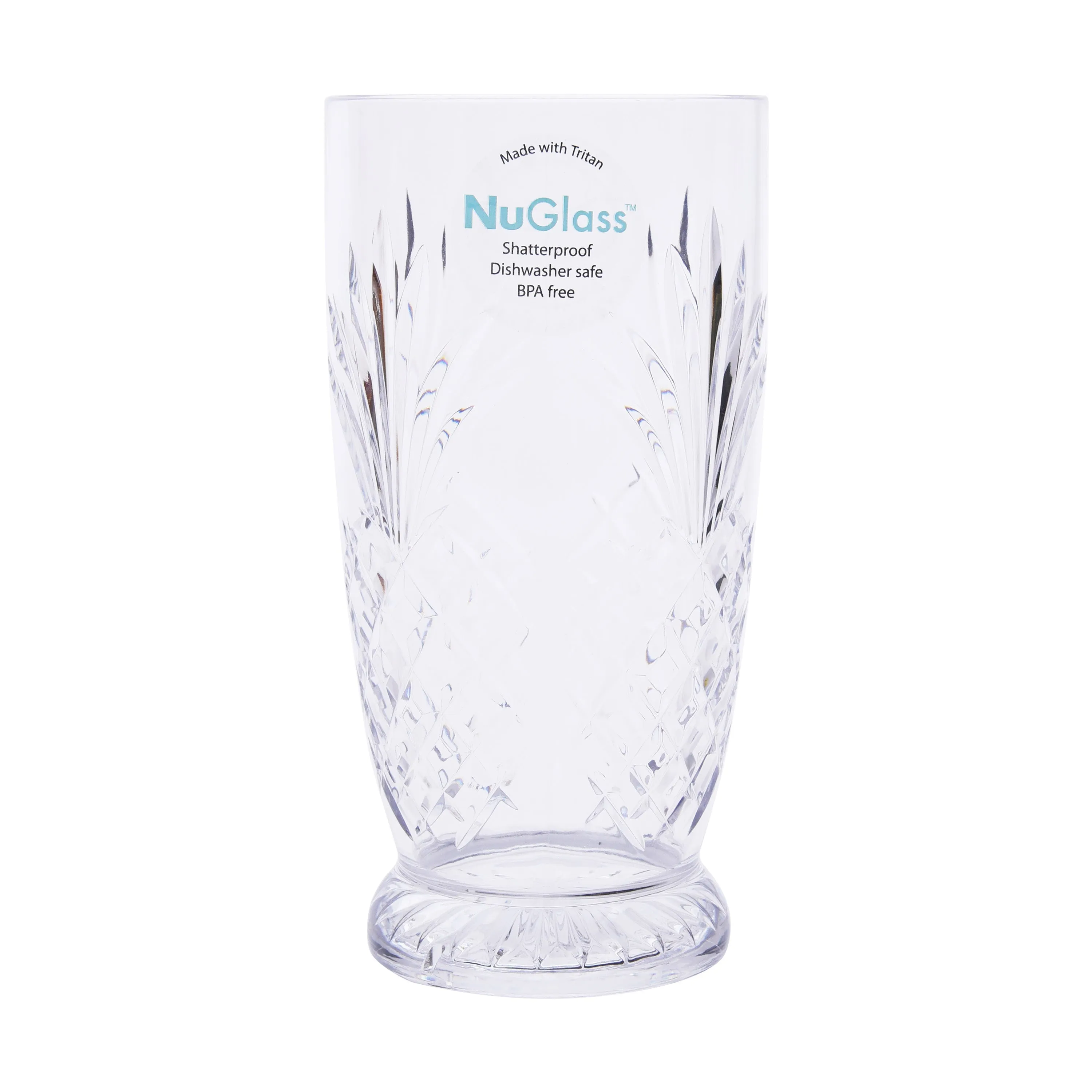 Nuglass 24Oz Tritan Pineapple Tumbler 6-Pack, BPA Free