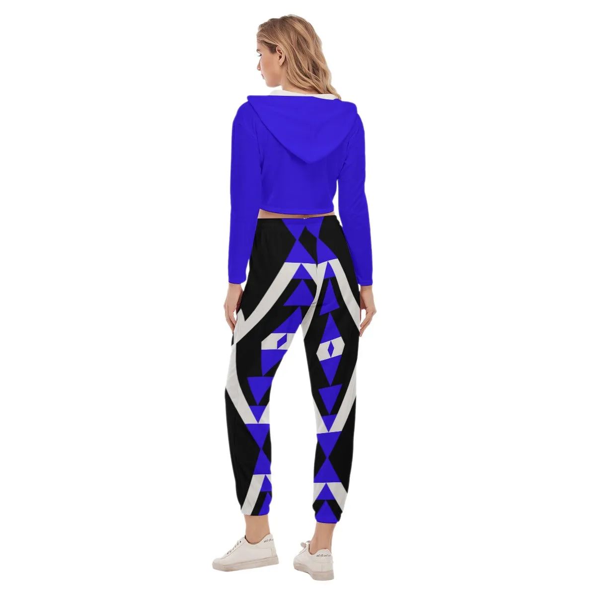 Origen Destination Dia-Symbol Women's Crop Hoodie Jumpsuit