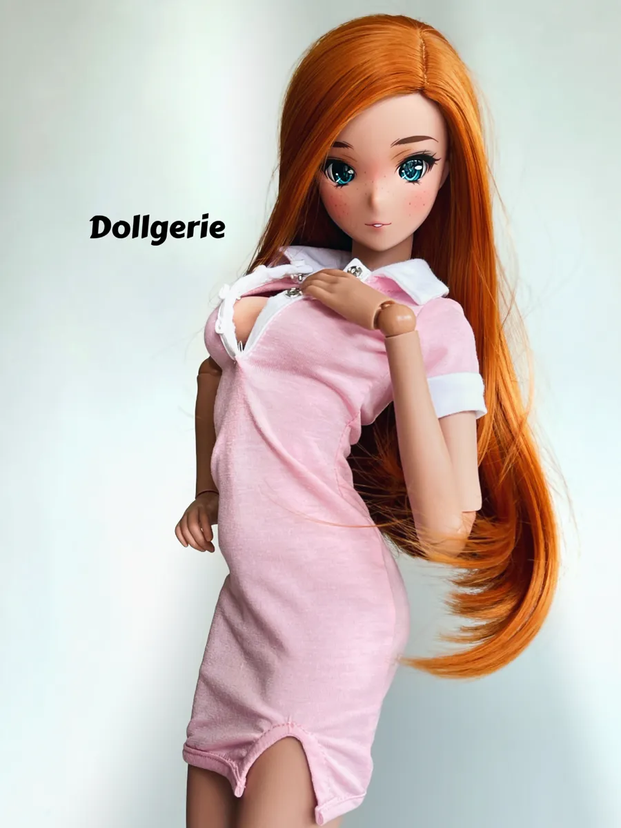 Pink Polo Dress for SmartDoll or DD