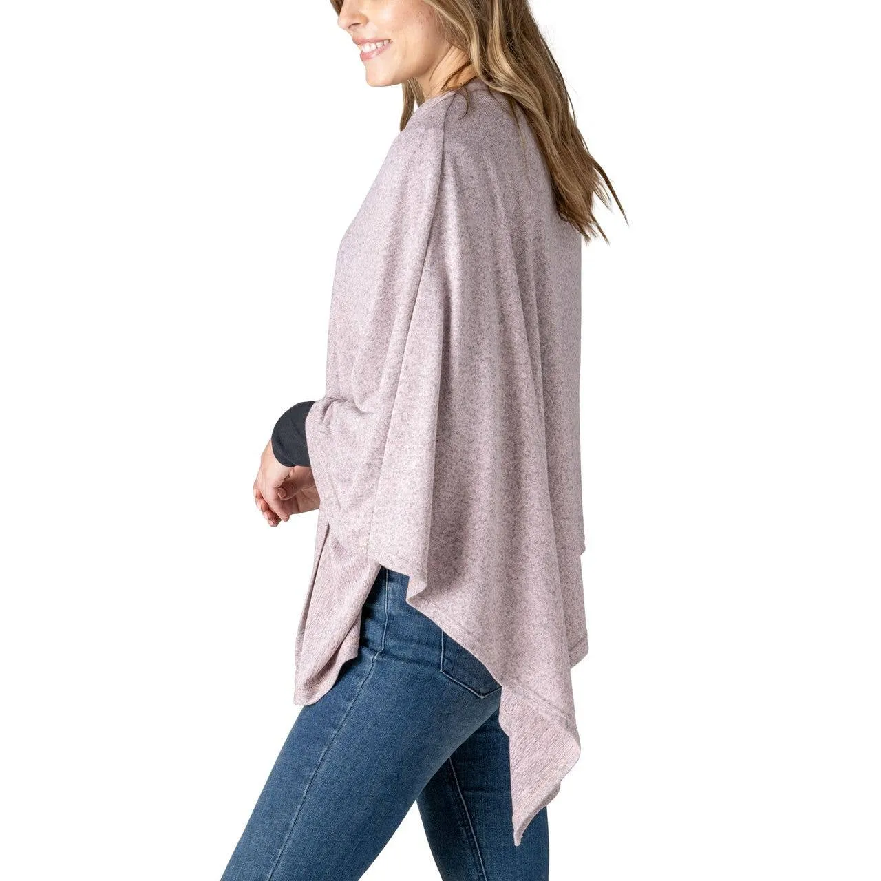 Poncho, Lightweight Blush