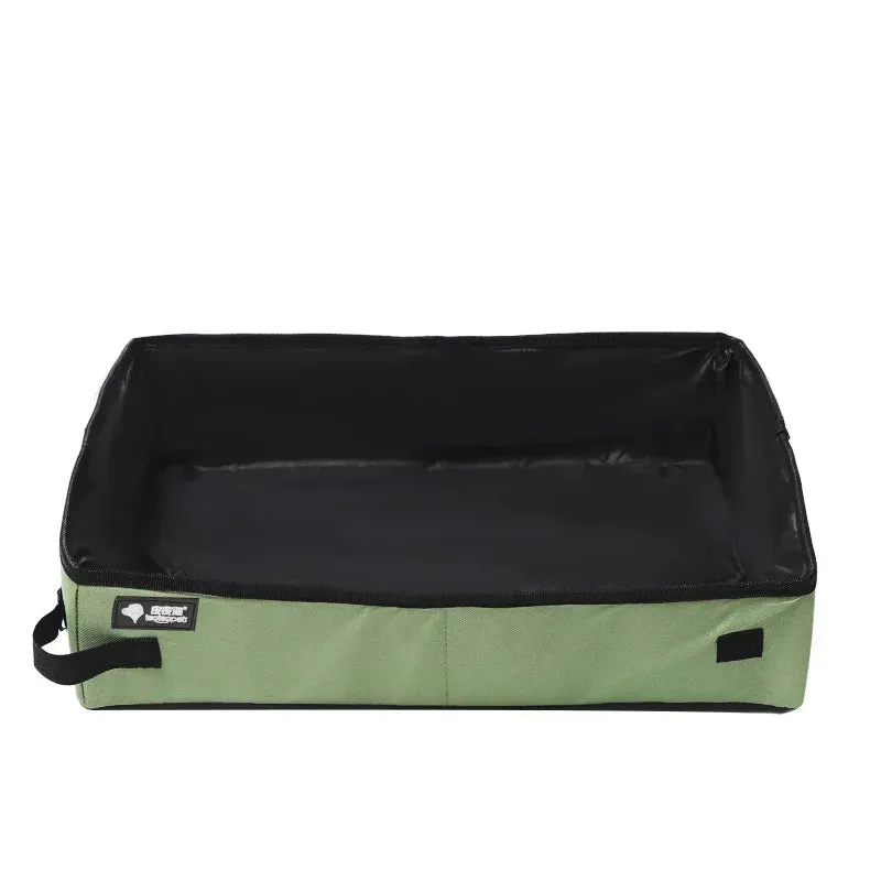 Portable Folding Travel Pet Litter Box