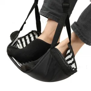 Portable Plane Travel Table Footrest Hammock