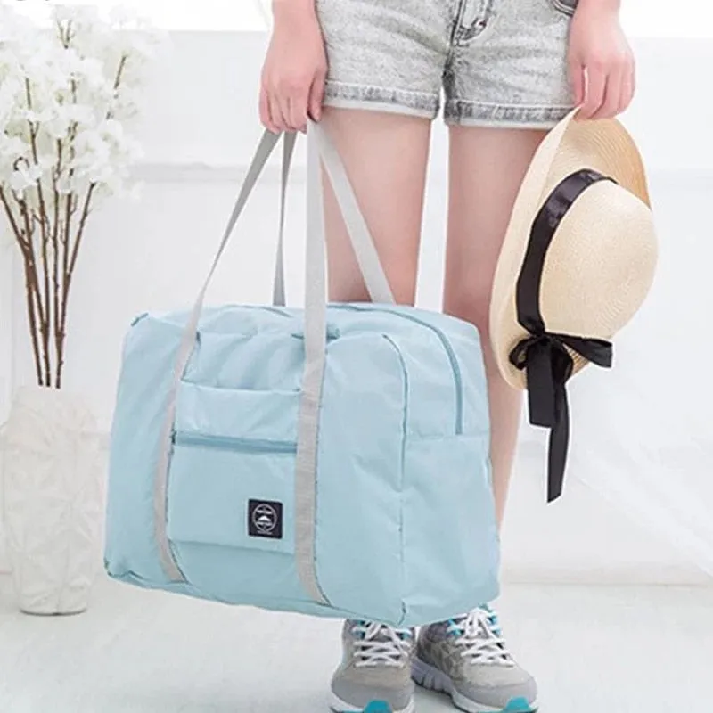 Portable Waterproof Luggage Travel Bag With Foldable Duffle Bag Organizers