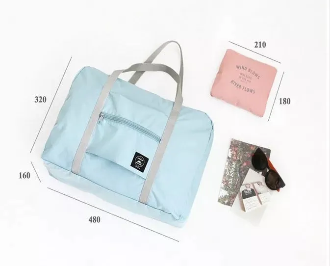 Portable Waterproof Luggage Travel Bag With Foldable Duffle Bag Organizers