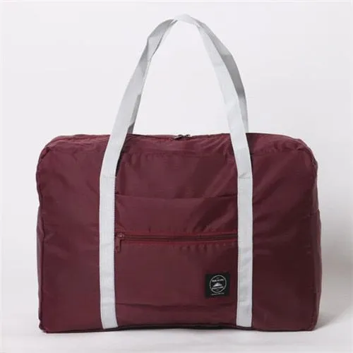 Portable Waterproof Luggage Travel Bag With Foldable Duffle Bag Organizers