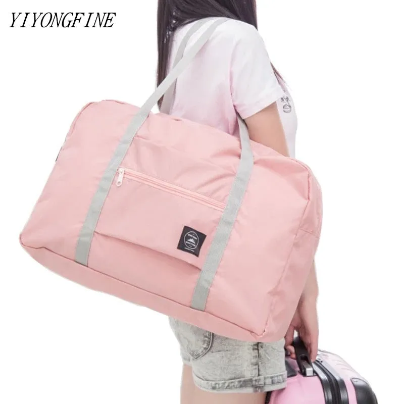 Portable Waterproof Luggage Travel Bag With Foldable Duffle Bag Organizers