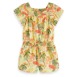 Printed Jersey Playsuit - Sunshine Surf