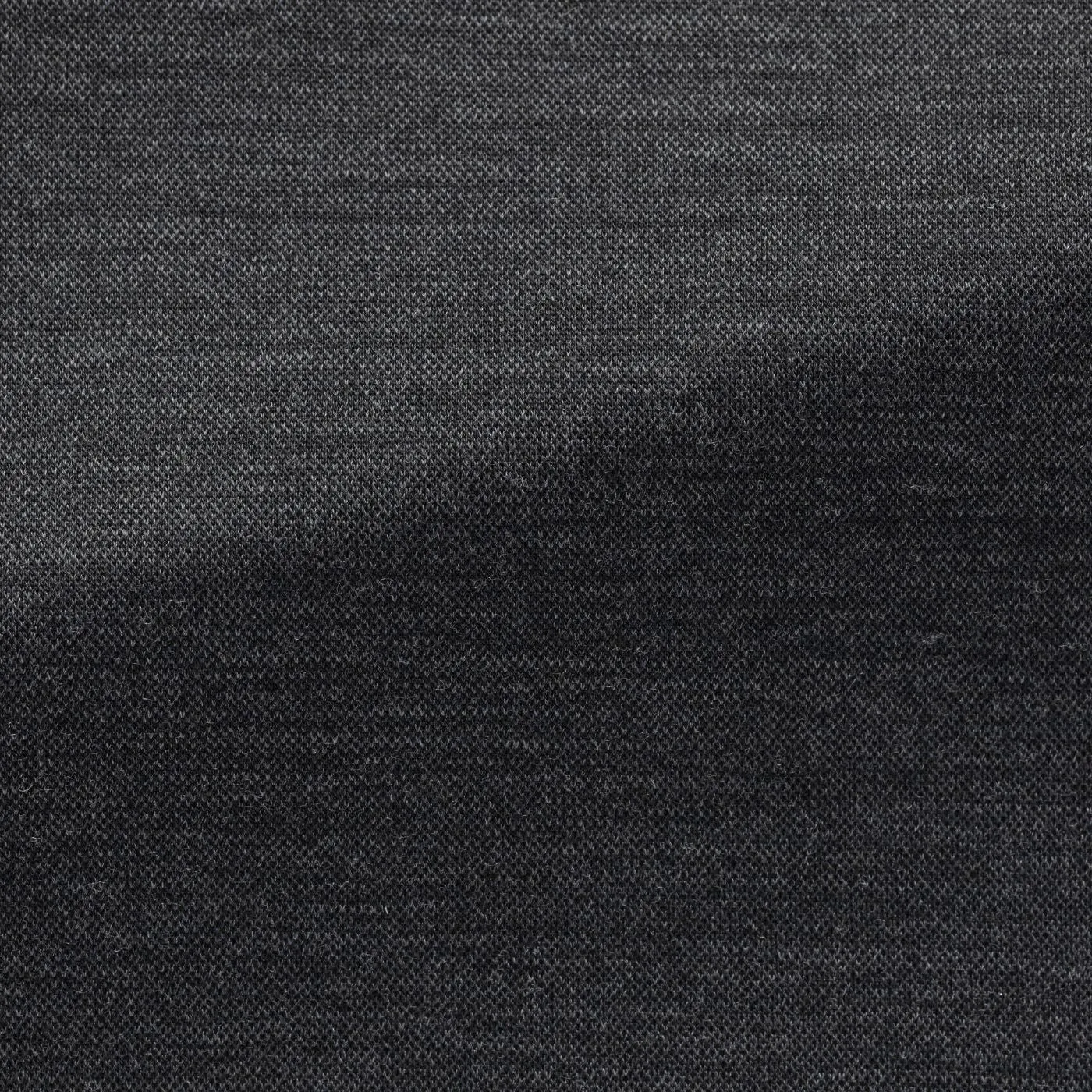 Reda Charcoal Mélange S120 Wool & Lyocell Piqué Knit