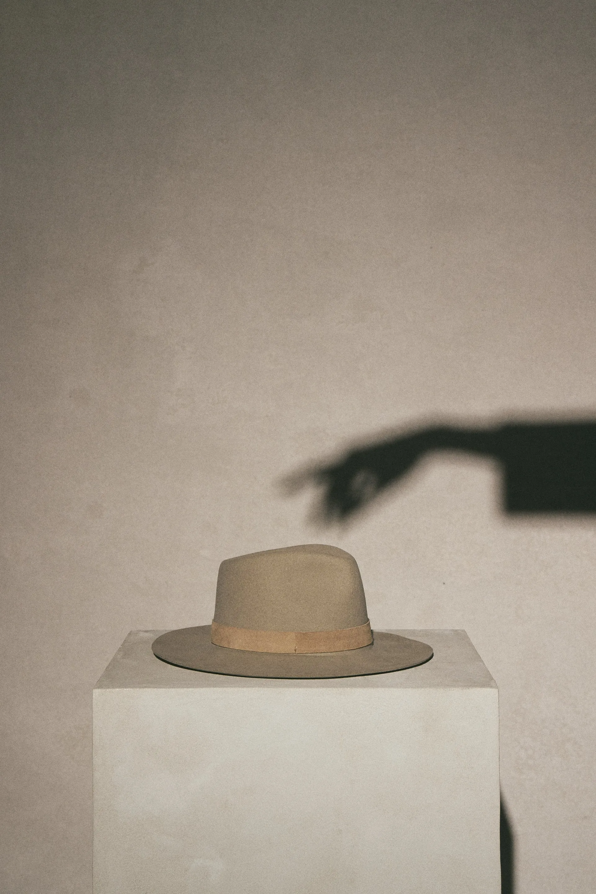 ROSS WOOL FEDORA IN CLAY