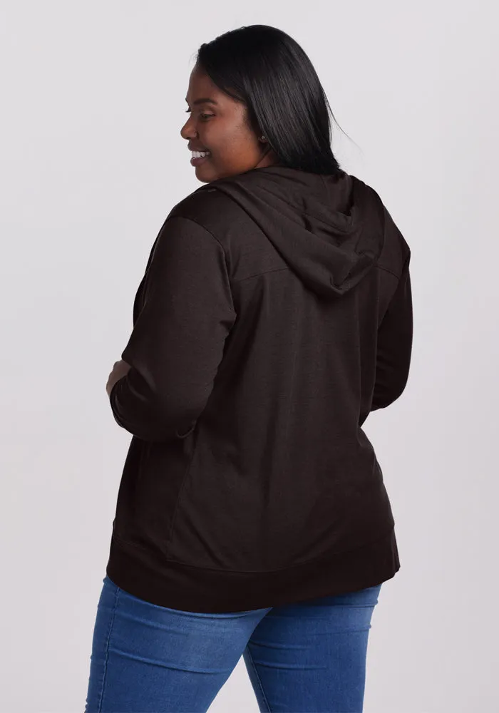 Ryann Hoodie • Final Sale Deals! - French Roast