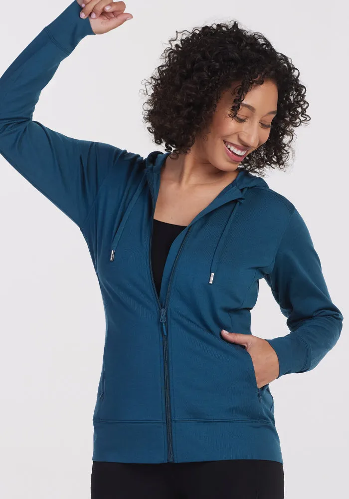 Ryann Hoodie • Final Sale Deals! - Real Teal