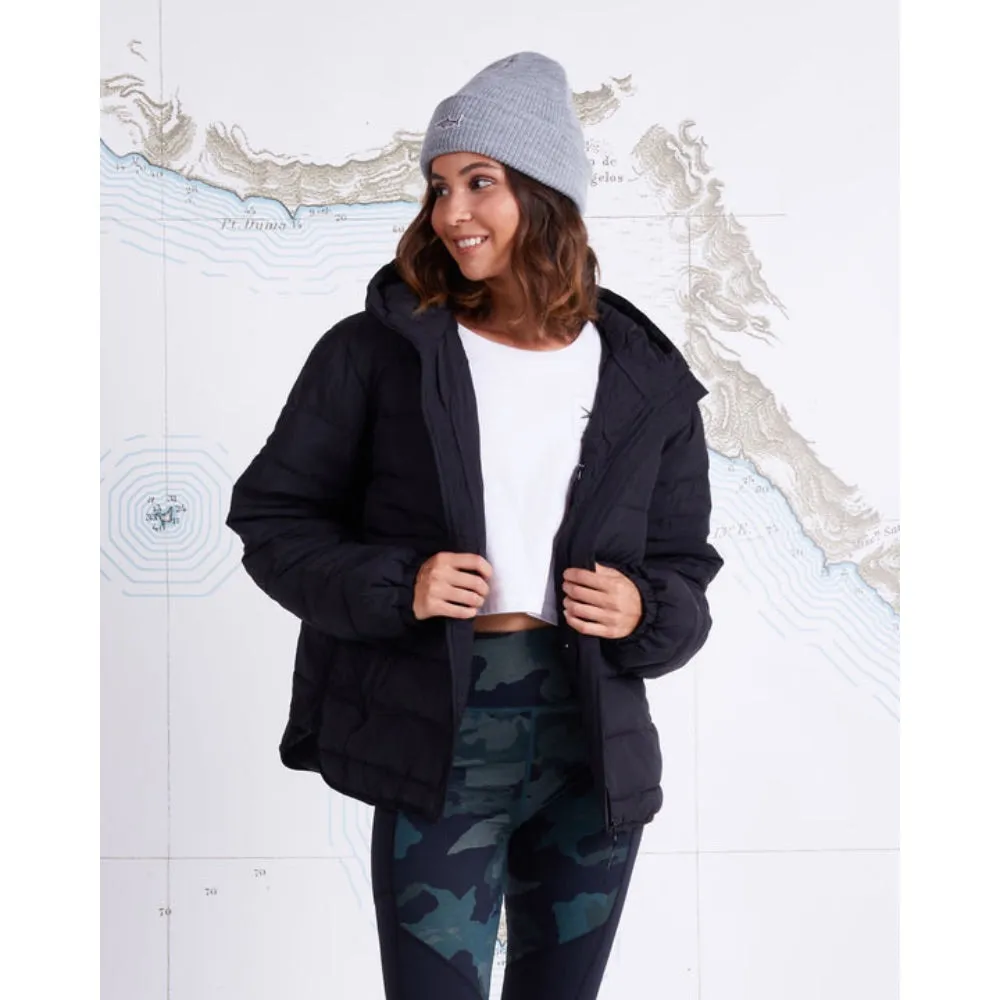 SALTY CREW MIGRATION PACKABLE PUFFER BLACK