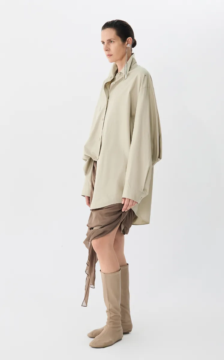 Shirt / JNBY A-line Oversized Cotton Shirt